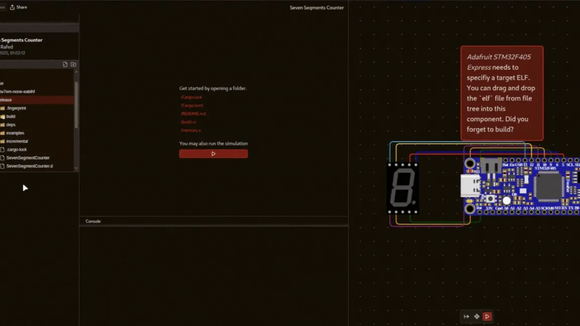 Indicator image for where is the component button